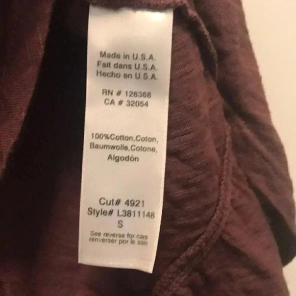 Anthropolgie Peplum  T-Shirt sz S - Picture 4 of 4